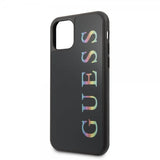 Guess iPhone 11 -suojakuori logolla, musta