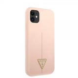 Guess iPhone 11 -suojakuori, Metal Triangle, ruusukulta