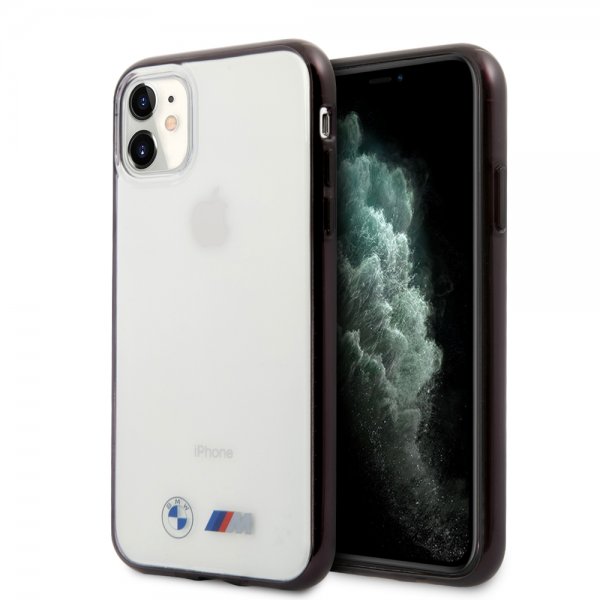 BMW iPhone 11 Kuoret Metallinen Musta Läpinäkyvä