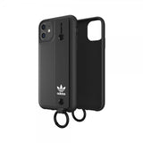 Adidas iPhone 11 -suojakuori tai -kantokahvakuori, musta