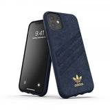 Adidas iPhone 11 -suojakuori tai Moulded Case Ultrasuede FW19 Collegiate Royal