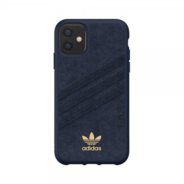 Adidas iPhone 11 -suojakuori tai Moulded Case Ultrasuede FW19 Collegiate Royal