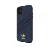 Adidas iPhone 11 -suojakuori tai Moulded Case Ultrasuede FW19 Collegiate Royal