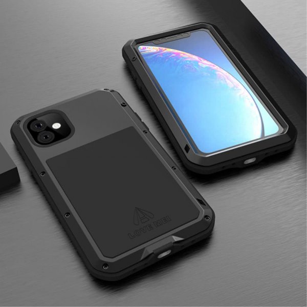 Love Mei iPhone 11 -suojakotelo Powerful Case, musta
