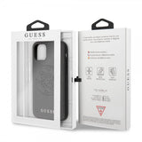 Guess iPhone 11 Kuoret Saffiano Cover Musta