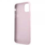 Guess iPhone 11 -suojakuori Saffiano Metal Logo Lila