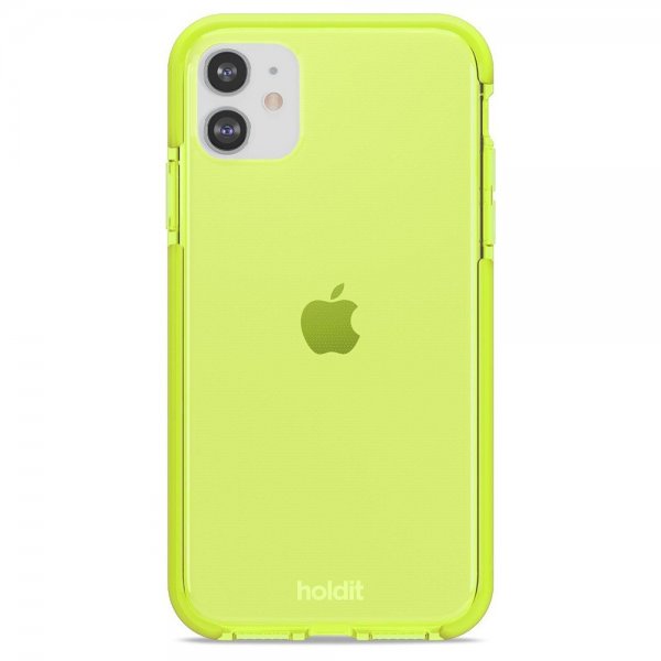 holdit iPhone 11 -suojakuori Seethru Acid Green