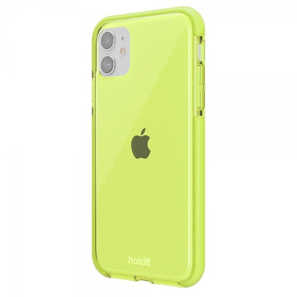 holdit iPhone 11 -suojakuori Seethru Acid Green