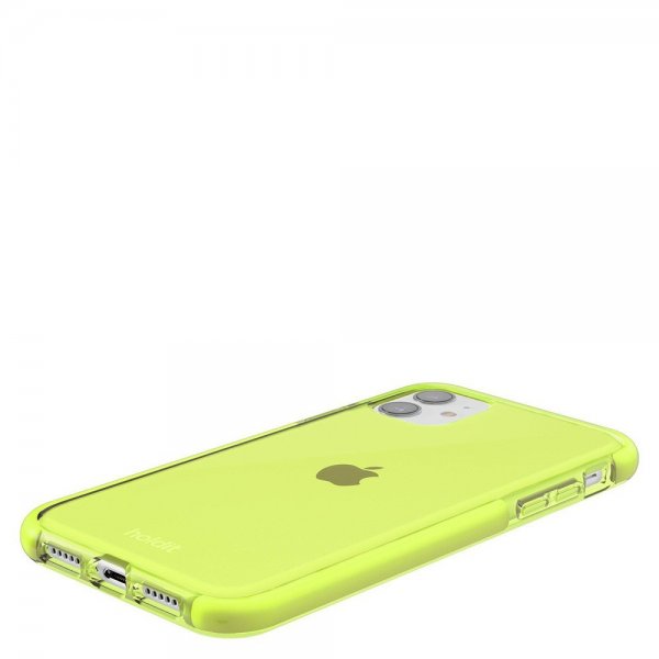 holdit iPhone 11 -suojakuori Seethru Acid Green