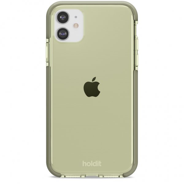 holdit iPhone 11 -suojakuori Seethru Khaki Green