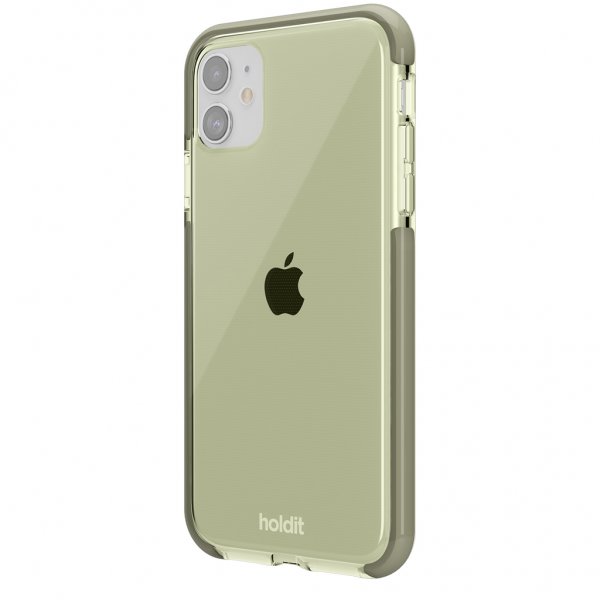 holdit iPhone 11 -suojakuori Seethru Khaki Green