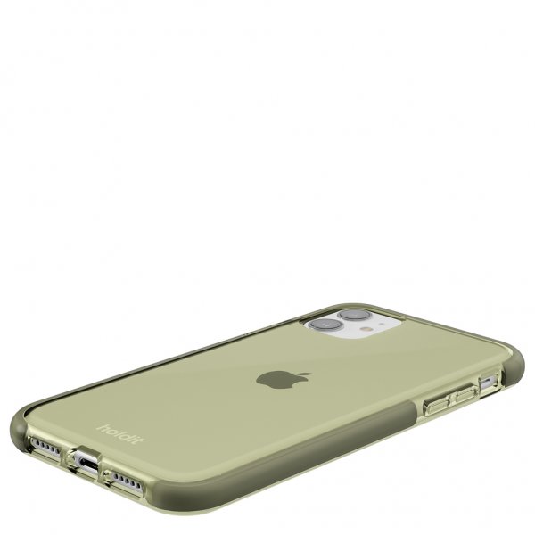 holdit iPhone 11 -suojakuori Seethru Khaki Green