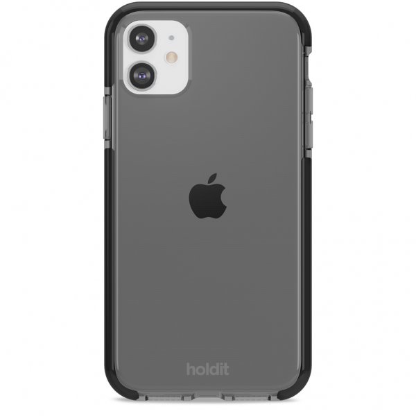 holdit iPhone 11 Seethru Suojakuori Musta
