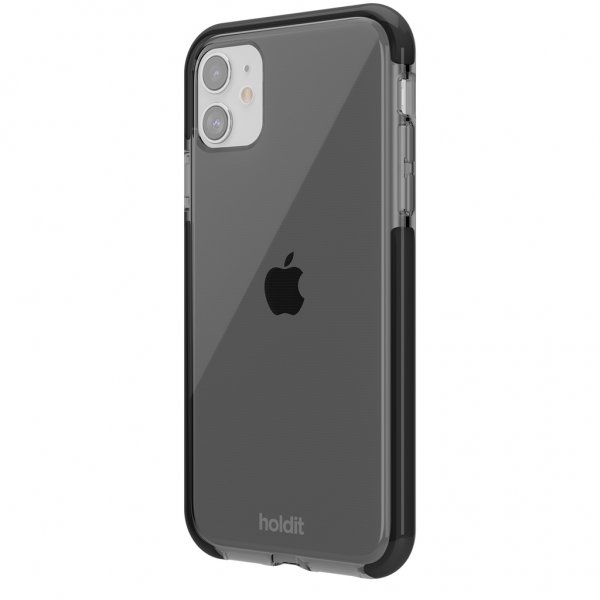 holdit iPhone 11 Seethru Suojakuori Musta