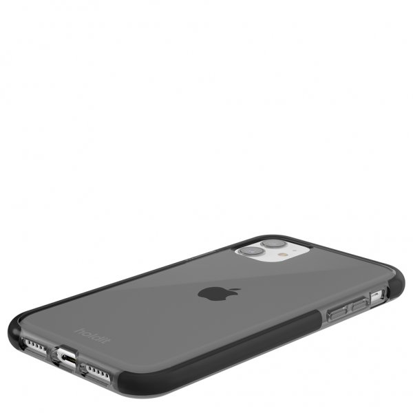 holdit iPhone 11 Seethru Suojakuori Musta