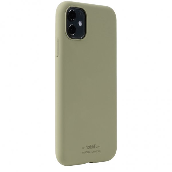 holdit iPhone 11 Silikonisuojakuori Khaki Green