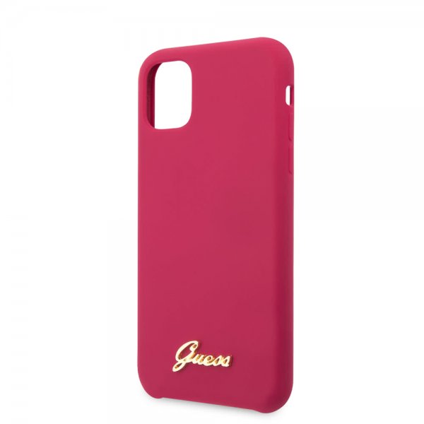 Guess iPhone 11 -silikonikuori, Vintage Red