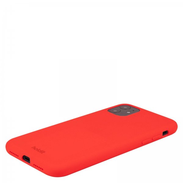holdit iPhone 11 Silikonisuojakuori Chili Red