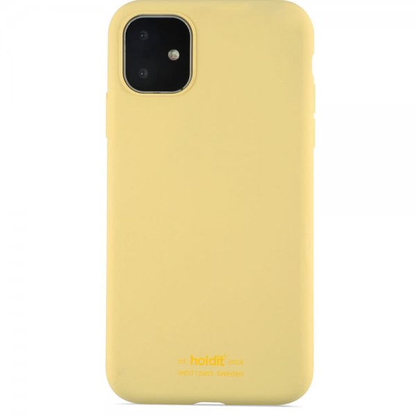 holdit iPhone 11 Silikonikuori Keltainen