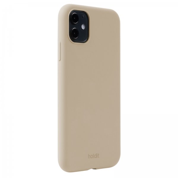 holdit iPhone 11 Silikonisuojakuori Latte Beige