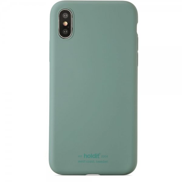holdit iPhone X/Xs Silikonikuori Moss Green