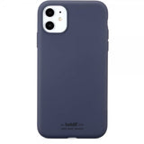 holdit iPhone 11 -silikonikuori, tummansininen