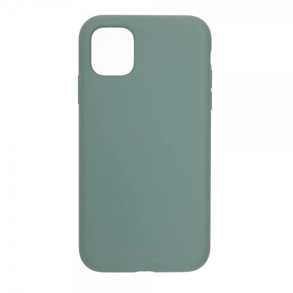 Onsala iPhone 11 Silikonikuori Pine Green