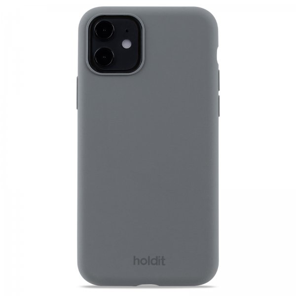 holdit iPhone 11 Silikonisuojakuori Space Gray