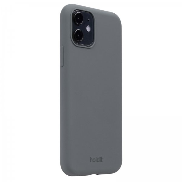 holdit iPhone 11 Silikonisuojakuori Space Gray