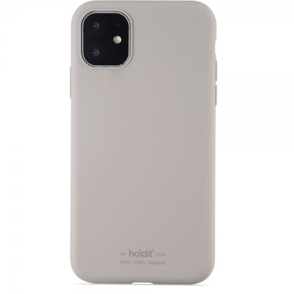 holdit iPhone 11 -silikonikuori, taupe
