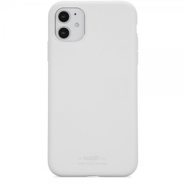 holdit iPhone 11 Silikonisuojakuori Valkoinen