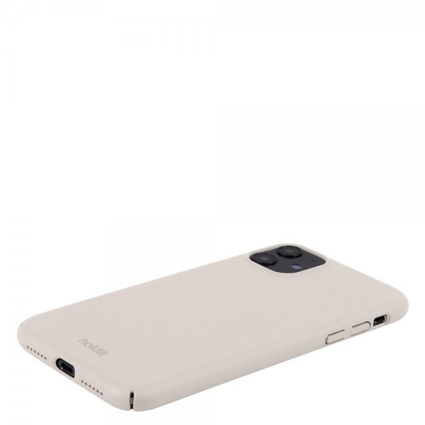 holdit iPhone 11 Kuoret Slim Case Light Beige