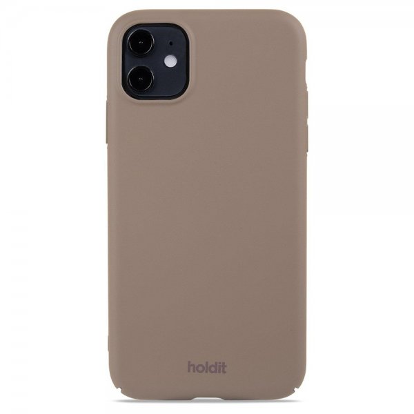 holdit iPhone 11 -suojakuori, Slim Case, mokanruskea