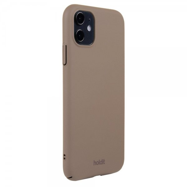 holdit iPhone 11 -suojakuori, Slim Case, mokanruskea
