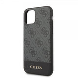 Guess iPhone 11 -suojakuori Stripe Cover Harmaa