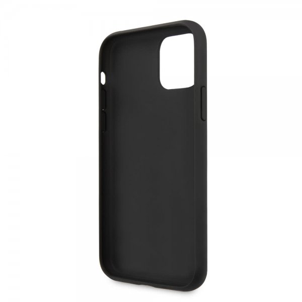 Guess iPhone 11 -suojakuori Stripe Cover Harmaa