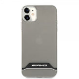 AMG iPhone 11 -kuoret, vaakaraita, läpinäkyvä, musta