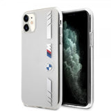 BMW iPhone 11 Kuoret Stripes Silver Transparent