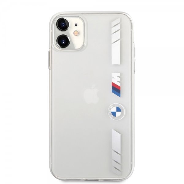 BMW iPhone 11 Kuoret Stripes Silver Transparent