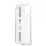 BMW iPhone 11 Kuoret Stripes Silver Transparent