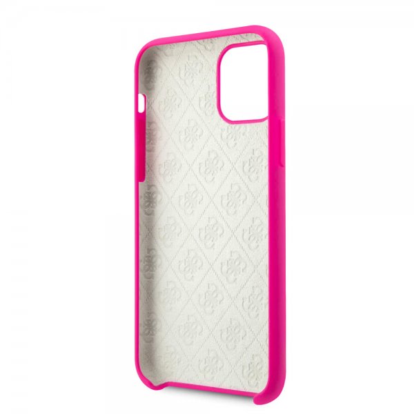 Guess iPhone 11 -suojakuori Tone on Tone Magenta