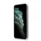 BMW iPhone 11 -suojakuori, kolmivärinen raita, läpinäkyvä