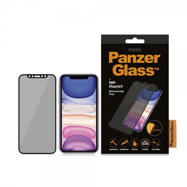 PanzerGlass iPhone Xr/11 CaseFriendly Privacy -näytönsuoja