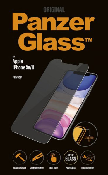 PanzerGlass iPhone Xr/11 -näytönsuoja Standard Fit Privacy