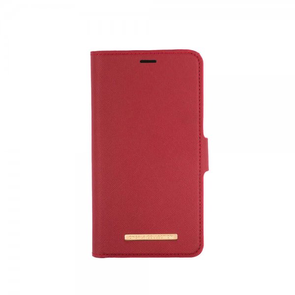 Onsala iPhone 12 Mini Suojakotelo Fashion Edition Irrotettava Kuori Saffiano Punainen