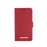 Onsala iPhone 12 Mini Suojakotelo Fashion Edition Irrotettava Kuori Saffiano Punainen