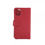 Onsala iPhone 12 Mini Suojakotelo Fashion Edition Irrotettava Kuori Saffiano Punainen