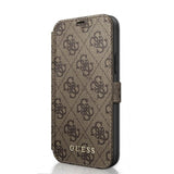 Guess iPhone 12 Mini Kotelo Monogram Ruskea