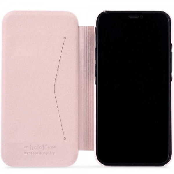 holdit iPhone 12 Mini Kotelo SlimFlip Lompakko Blush Pink