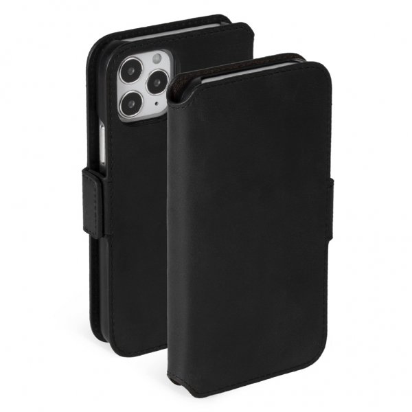 Krusell iPhone 12/iPhone 12 Pro -kotelo Sunne PhoneWallet Vintage Black